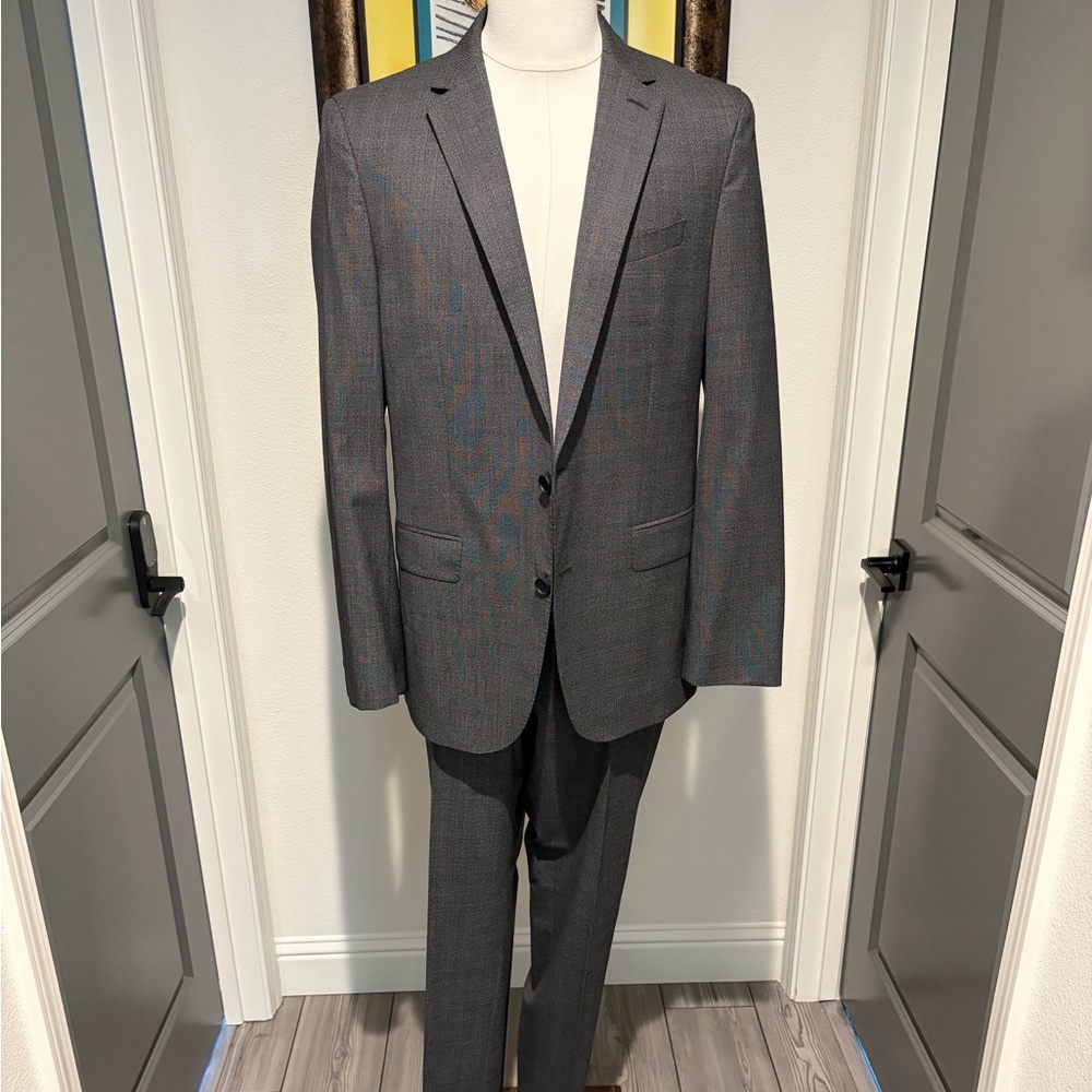Hugo Boss Dark Gray Men's Slim Fit Suit